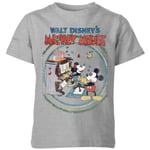 Disney Retro Poster Piano Kids' T-Shirt - Grey - 11-12 Years - Grey