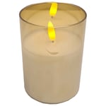 Dynäs Ljus LED Glas Amber Ø7x10