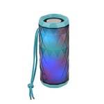Wireless Bluetooth Speaker/Colorful Lights Outdoor Portable/Portable Card Subwoofer Gift Player/Stereo Hi-fi/Suitable For Connection Of Any Mobile green