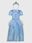 Disney Princesses Princess Cinderella Blue Costume 3-4 Years