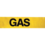 Markeringstejp, gul GAS, 500 m