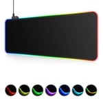 Høj kvalitet LED Lys Musemåtte RGB Tastatur Betræk Skrivebordsmåtte Farverig Overflade Mouse Pad