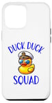 Coque pour iPhone 13 Pro Max Duck Duck Squad Tenue de croisière de vacances assortie