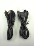 2 X Plantronics USB to micro-USB Charging Cable for Voyager Focus UC Headphones