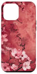 iPhone 15 Plus Pink Cherry Blossoms Red Floral Cherry blossoms Case