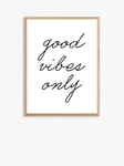 EAST END PRINTS Rafael Farias 'Good Vibes Only' Framed Print