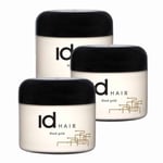 3-pack ID Hair Hard Gold Wax 100ml