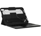 UAG Rugged 10.9" iPad (10th gen) Keyboard Folio - Black, Black