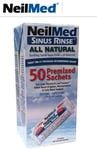 NeilMed Sinus Rinse All Natural 50 Premixed Sachets for Daily Nasal Hygiene