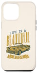 Coque pour iPhone 15 Plus La vie est une belle balade Voitures classiques Voitures anciennes Roadster