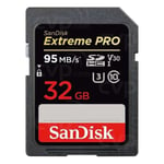 SanDisk Sandisk Minneskort Sdhc Extreme Pro 32gb 95mb/s Uhs-i