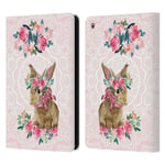 Official Monika Strigel Bunny Lace Flower Friends 2 Leather Book Wallet Case Cover Compatible For Apple iPad Air (2013)