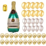 Large Champagne Bottle Latex Balloons Birthday Party