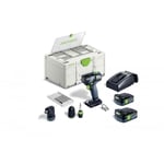 Festool TXS12 2,5-Set 12v Cordless Drill Set 2 2.5ah Batteries Charger Systainer