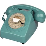 JALAL Retro Phone Vintage Classic Rotary Phone Rotating Antique Corded Telephone Home Office Hotel Fixed Landline