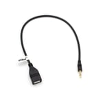vhbw Prise de câble adaptateur USB OTG pour Auto Radio des marques Isuzu, Jaguar, Kia, Lancia, Land Rover, Mazda, Mercedes, Opel, Peugeot, Pioneer