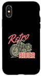 iPhone X/XS Retro Rider Classic Motorcycle Tee Case