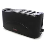 KitchenPerfected 4 Slice Long Slot Toaster - Black - E2112BK