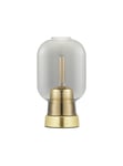 Amp Table Lamp - Smoked/Brass