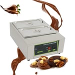 Commercial Electric Chocolate Tempering Machine 0℃~90℃/0℉~194℉ Chocolate Melter Digital Temp Control Chocolate Melting Machine for 8 kg of Chocolate | 230V | 1kW