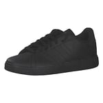 adidas Mixte Enfant Grand Court Lifestyle Tennis Lace-up Sneakers , core Noir/core Noir/Gris six, 31 EU