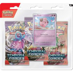 Pokemon TCG Scarlet & Violet 5: Temporal Forces 3 Blister Packs