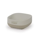 Joseph Joseph Bathroom Slim, Compact, Soap Dish Holder with non-slip base - Matt Finish, Ecru