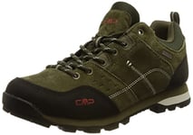 CMP Homme Trekking Shoe ALCOR Low Chaussures de randonnée Basses WP, Oil Green, 45 EU Large