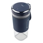 (Blue)Portable Mini Juicer Household Fruit Cup Electric Juicer Cup USB UK