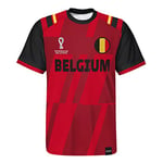 Belgium, Official Fifa 2022 Classic Short Sleeve T-Shirt, Boy's 13-15 Years