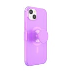 PopSockets: PopCase PlantCore MagSafe - Plant-Based Phone Case IPhone 14 Plus With A Repositionable PopGrip Slide Phone Stand And Grip With A Swappable Top - Pink Opalescent
