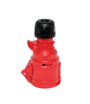Garo Basic Skarvuttag IP44 5-polig 16A 6h, röd