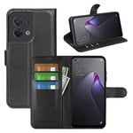 Oppo OPPO Find X5 Pro PU Wallet Case Black