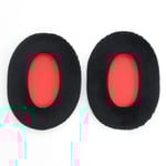 Öronkuddar för HyperX Cloud Core / Stinger / Flight / FlightS / Alpha / Silver / X / Pro / I / II Hörlurar Huvudband Huvudstråle black red flannel