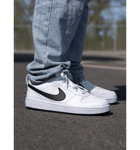 Nike J Court Borough Low Rec Gs Tennarit WHITE/BLACK
