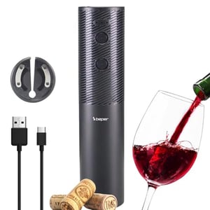 Tire-bouchon électrique Pour Vin - Rechargeable USB - Automatique, Facile à Utiliser - Cadeau Idéal