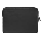 Trunk Äkta Läder Sleeve till MacBook 14" (33 x 23,5 x 2 cm) - Black
