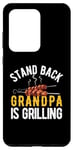Coque pour Galaxy S20 Ultra Stand Back Grandpa is Grilling Barbecue rétro