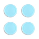 eXtremeRate PlayVital Switch Joystick Caps, Switch Lite Thumbstick Caps, Silicone Analog Cover Thumb Grip Rocker Caps for Nintendo Switch Joy-Con Controller & Switch Lite, 4 Pcs Heaven Blue
