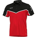 Mitre Kids Primero Football Training Polo Shirt - Scarlet/Black/White, Medium