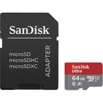 SanDisk MicroSDXC Mobil Ultra 64GB 140MB/s UHS-I Adapt