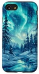 iPhone SE (2020) / 7 / 8 Aurora Borealis Hiking Outdoor Hunting Forest Case