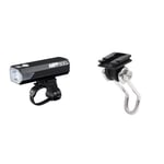 CatEye Unisex's Ampp 500 Front Bicycle Light, Black, One Size & CatEye CA5342440 Centre Fork Light Bracket 534-2440 Cycling Lights and Reflectors, Black