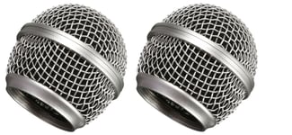 2 Pack RK143G Microphone Grills Replacement for Shure SM58 Microphone Handheld