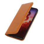 HAOTIAN Case for OPPO Reno 4 Pro 5G (OPPO Reno4 Pro 5G) Wallet, with [Cash and Card Slots] [Kickstand] [Magnetic Function] Folio Flip Cover Case Cowhide PU Leather Cover, Brown