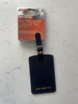 Samsonite Global Travel Accessories Rectangle Luggage Tag 10cm Royal Blue Gold