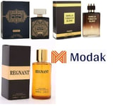 Modak 3 Pack Mens Perfume King of OUD, Vanilla Tobacco Blend, Regnant EDT 100ml