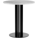 Normann Copenhagen-Scala Café Table H75 Ø60 cm Oak Cafébord, Fremstillet af marmor 70 cm Hvidt
