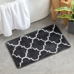 Badrumsmatta halkfri absorberande badrumsmatta marockansk trellismönstrad badrumsmatta badrumsmatta duschmatta mikrofiber köksmattor dörrmattor inuti magiska ma