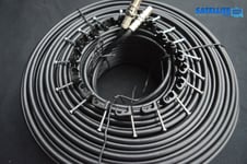 50m Twin Shotgun Coax Satellite Coaxial Cable Lead For Sky+ Plus HD TV Freesat